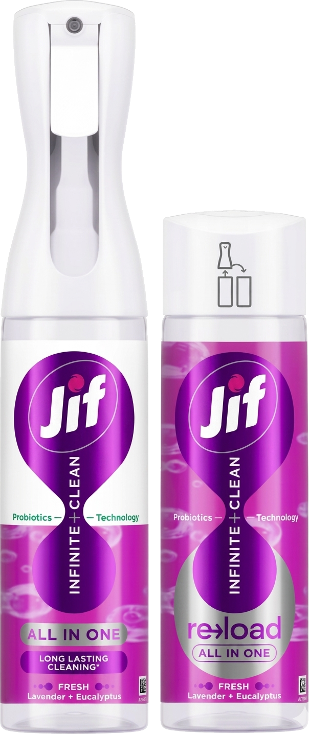 Jif Infinite Clean All In One Lavender and Eucalyptus Cleaner Spray